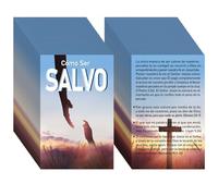 Noveread 200 Pcs Spanish Gospel Tract Card Salvation Cards Pocket Holy Postcards Prayer Postcards Christian Inspirational Bible Verses for Christian Gifts Women Men (How to Be Saved)