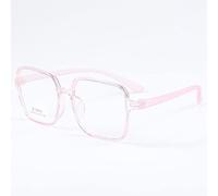 NOVESIXTDAT Oversized Square Reading Glasses for Women Men, Extra Large Stylish Blue Light Blocking Reader, Anti Glare Eyeglasses (Color : PINK, Size : +3.00)