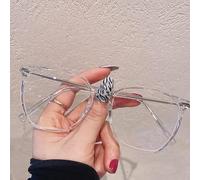 NOVESIXTDAT Reading Glasses Blue Light Blocking for Men Women,Oversized Computer Readers with Spring Hinges,Anti Glare Eyestrain (Color : Transparent, Size : +150)