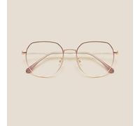 NOVESIXTDAT Stylish Metal Reading Glasses Women Men, Blue Light Blocking Computer Reader, HD Anti Glare Eyeglasses with Hinge (Color : Purple, Size : +0.50)