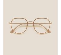 NOVESIXTDAT Stylish Metal Reading Glasses Women Men, Blue Light Blocking Computer Reader, HD Anti Glare Eyeglasses with Hinge (Color : Tea, Size : +1.50)