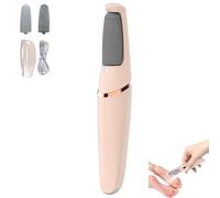 Novetek Electric Feet Callus Remover, Novetek Electric Foot File, Foot Files for Hard Skin Electric, with 2 Rollers,2 Speed Adjustable (Pink)