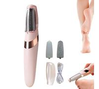 Novetek Electric Feet Callus Remover, Novetek Electric Foot File, Portable Rechargeable Foot Pedicure File Care Scrubber Tool Kit for Dead Hard Cracked (Pink)