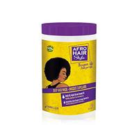 Novex AfroHair Deep Hair Mask with Castor, Argan and Linseed Oils Helps Control Frizz and Split Ends, Suitable for Curly and Kinky Hair Types 1Kg