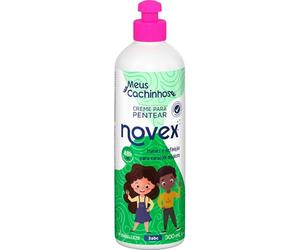 Novex My Little Curls Leave-In Conditioner for Kids 3+, Enriched with Castor Oil and Shea Butter for Detangling Knots and Moisture Curls, Suitable for all Curly and Kinky Hair 300ml