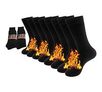 NovForth 2/4 Pairs Thick Thermal Socks Insulated Heated Heavy Warm Socks For Winter Cold Weather