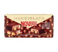 Novi - Nocciolato, Cioccolato Gianduja con Nocciole Intere - 4 tavolette da 130 g [520 g]