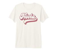 Novia Spanish Latina Bride Groovy Bachelorette Party Wedding Premium T-Shirt