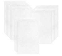 Noviatrix 25 Pieces of Shrink Plastic Sheets, Suitable for Handmade Shrinky Dink Paper Semi Transparent Shrink Plastic, Suitable for Making Keychains, Badges, Bookmarks