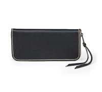 NOVICA Artisan Handcrafted Leather Wallet in Ebony from Java Handbags Black Wallets Solid Indonesia ' Sophisticated Ebony'