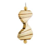 NOVICA Artisan Handcrafted Wood Mobile with Adjustable Shapes Brown Guatemala Outdoor Living Garden Decor NAT Geo [12.25in H x 8.25in W x 0.7in D] ' Tranquil Moments'