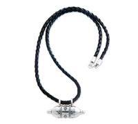 NOVICA Artisan Handmade Sterling Silver Locket Necklace Leather Pendant Cord Indonesia Prayer [cord 20.75 in L x 0.2 in W Pendant(s) 0.9 in L x 1.6 in W x 0.5 in D] ' Message in A Bottle'