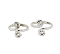 NOVICA Artisan Handmade Sterling Silver Toe Rings | Bohemian Toe Ring | Adjustable Toe Rings | Twist Toe Ring | Swirl Toe Ring | Wrap Around Toe Ring | Minimalist Toe Ring | Indian Toe Rings