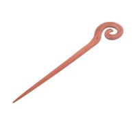 NOVICA Artisan Handmade Wood Hair Pin Light Brown Sawo Spiral Motif from Bali Accessories Indonesia ' Light Brown Spiral'
