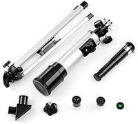 Novice Level Astronomical Telescope, 90° Zenith Mirror, Student and Children's Gifts Telescope HD Deep Space Stargazing Moon good