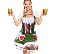 NOVICIA BAVARY APRONS - OKTOBERFEST BAVARIA KITCHEN APRONS | Soft Oktoberfest Decorations for the Grill | Oktoberfest Kitchen Bavarian Cooking Grilling BBQ Barking Apron for Women