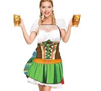 NOVICIA BAVARY APRONS - OKTOBERFEST BAVARIA KITCHEN APRONS | Soft Oktoberfest Decorations for the Grill | Oktoberfest Kitchen Bavarian Cooking Grilling BBQ Barking Apron for Women