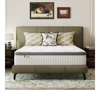 Novilla 25cm Medium Firm Hybrid Mattress -2FT6 Small Single (75x190cm) | UK Pocket Sprung & Foam for Support & Comfort, Soft-Touch Cover, Mattress in a Box