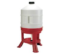 Novital Ascott 30lt Poultry Drinker,red/white