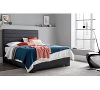 Novo Aporo Ottoman Bed Frame, Double, Slate Dimensions: 4′6″ x 6′3″ (135cm x 190cm)