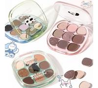 NOVO - Drunken Eyes 9 Color Eyeshadow Palette - 3 Types 02# Sweet Rabbit - 9g