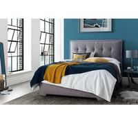 Novo Falcini Ottoman Bed Frame, Double, Grey Dimensions: 4′6″ x 6′3″ (135cm x 190cm)