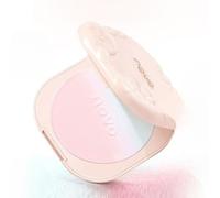 NOVO - Flower Series Velvet Matte Setting Pressed Powder - 4 Colors 01# Transparent White - 17g