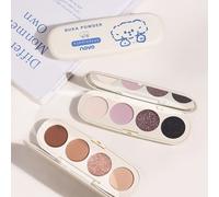 NOVO - Happy Puppy Quad Color Eyeshadow Palette - 4 Types 02# Cocoa Amber - 5.4g