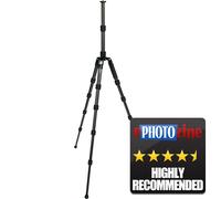 Novo Helix T50 Carbon Fibre Professional Tripod Legs Only-10x Layer Carbon Fibre. Detachable monopod. Max height 1.3m. Min 205mm. Folded 355mm. Max load 20Kgs. Lightweight 1.45kg. Rubber + spiked feet