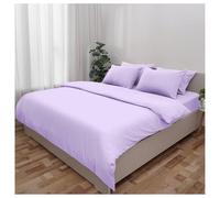 Novo Home Emperor Duvet Cover Set Lilac - Soft Microfibre Quilt Cover with 2 Pillowcases | Durable, Easy Care Emperor Bedding for Modern Bedroom Comfort