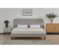 Novo Levi Fabric Bed Frame, King Size Dimensions: 5′ x 6′6″ (150cm x 200cm)