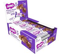 Novo Nutrition Chocolate Protein Break Bar 21.5g - Case of 16 [Best Before: 31/03/2026]