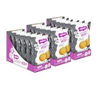 Novo Nutrition | Protein Pops | Healthy Savoury Snack with High Protein, Low Sugar and High Fibre | 3 x (6 x 45g) | Salt and Pepper