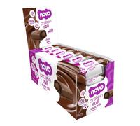Novo Nutrition Protein Rolls | High Protein Roll Bar, Healthy Snack, Protein Bar Alternative | Suitable for Vegetarians | Pack of 18 x 33g (Choc Silk)