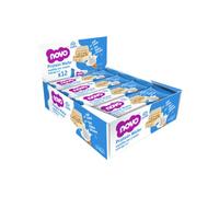 Novo Nutrition Protein Wafer Bars | High Protein Bar, 12g Protein | Protein Bar Alternative | Suitable for Vegetarians | Pack of 12 x 40g (Vanilla Ice Cream)