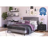 Novo Pandora Fabric Bed Frame, Double