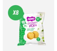 Novo Sour Cream & Onion Protein Pops 23g - Case of 8 [Best Before: 15/01/2026]