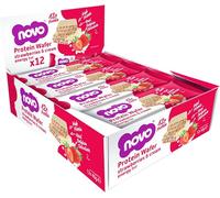 Novo Strawberry & Cream High Protein Wafers 40g - Case of 12
