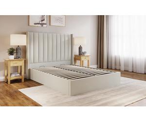 Novo Victoria Fabric Ottoman Bed Frame, Superking