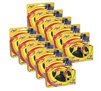 Novocolor - Disposable Cameras with Flash (27 Exposures with Flash) Pack of 10