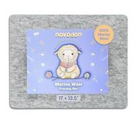 Novodon Merino Wool Pressing Mat for Quilting 17" x 13.5" 100% Merino Wool Pressing Mat for Quilting and Ironing