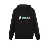 NOVOET Bianchi Passione Celeste Bicycle Logo Hoody Black