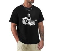 NOVOET Joni-Mitchell-Joni-Mitchell-2-T-Shirt-oversized-t-shirt-boys-white-t-shirts-t Black