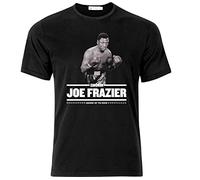 NOVOET Smokin Joe Frazier Legend of The Ring Boxing T Shirt Black