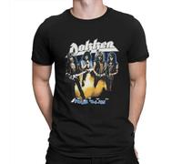 NOVOET The-American-Hard-Rock-Band-Formed-In-1976-ManTShirt-Dokken-Crewneck-Tops-100-Cotton Black