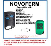 NOVOFERM MCHS43-2 Compatible Remote Control 433.92MHz.