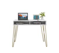 Novogratz Ng Athena Desk White Marble, White
