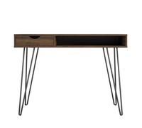 Novogratz Ng Concord Desk With Storage Walnut, Brown