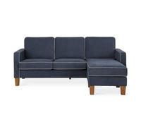 Novogratz Dorel Home Bowen Sectional 3-Seater Sofa In Blue