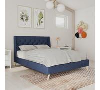 Novogratz Dorel Home Ng Her Majesty Bed Linen Blue, King Size